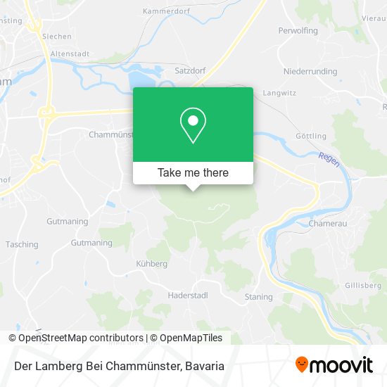 Der Lamberg Bei Chammünster map