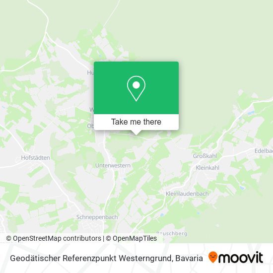 Geodätischer Referenzpunkt Westerngrund map