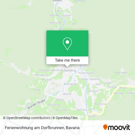 Ferienwohnung am Dorfbrunnen map