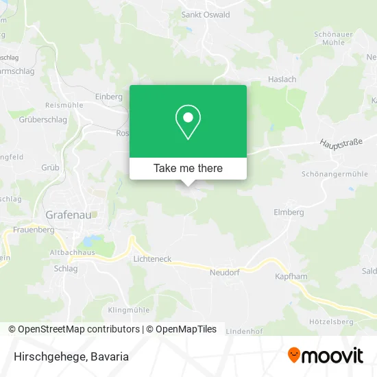 Карта Hirschgehege
