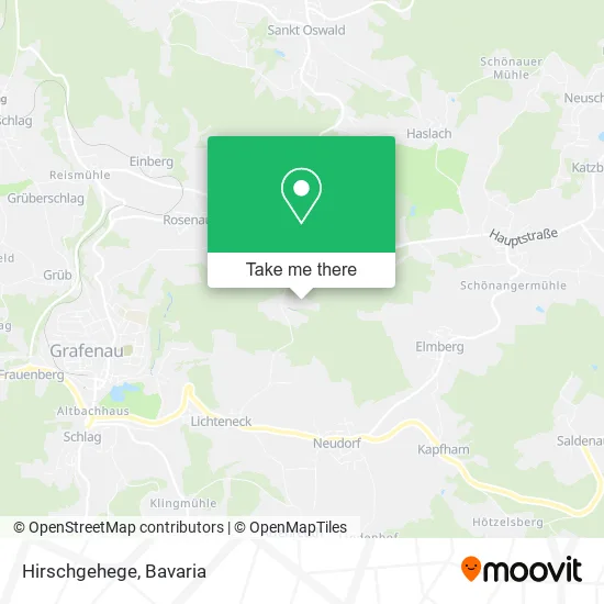 Карта Hirschgehege
