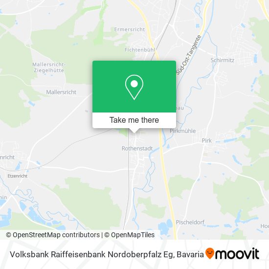 Volksbank Raiffeisenbank Nordoberpfalz Eg map