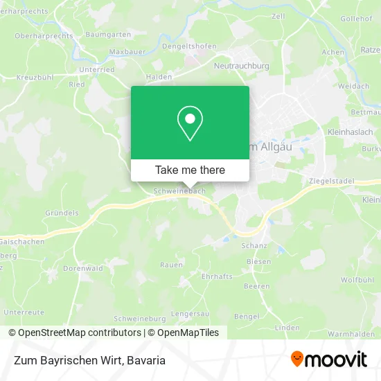 Карта Zum Bayrischen Wirt