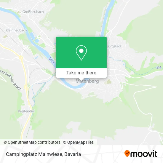 Карта Campingplatz Mainwiese