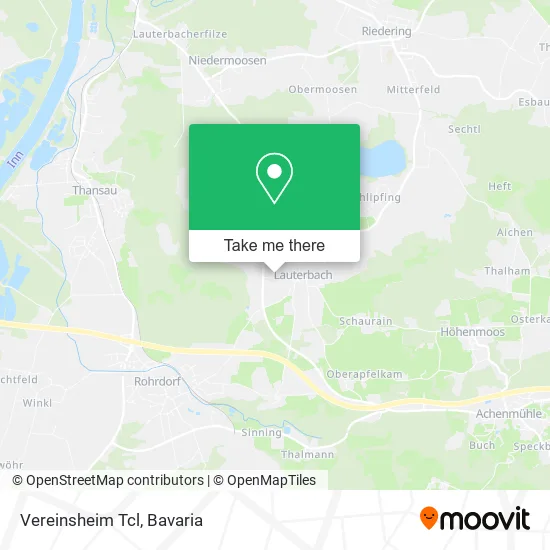 Карта Vereinsheim Tcl