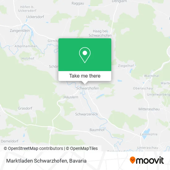 Карта Marktladen Schwarzhofen