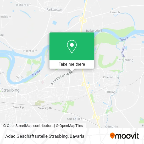 Карта Adac Geschäftsstelle Straubing