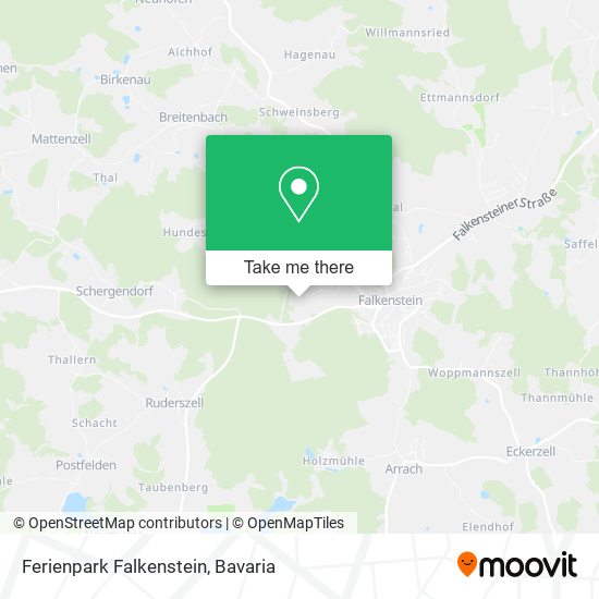 Ferienpark Falkenstein map