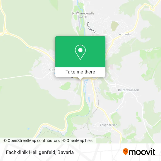 Карта Fachklinik Heiligenfeld