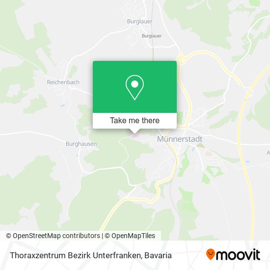 Карта Thoraxzentrum Bezirk Unterfranken