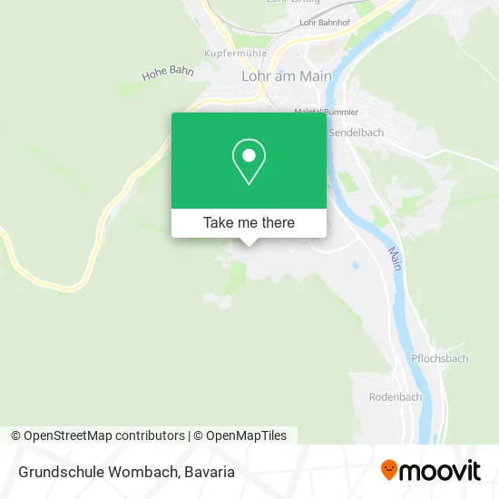 Карта Grundschule Wombach