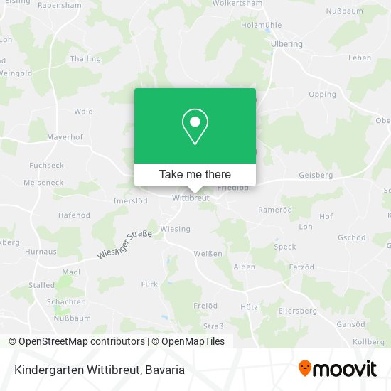 Kindergarten Wittibreut map