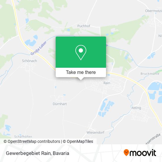 Gewerbegebiet Rain map