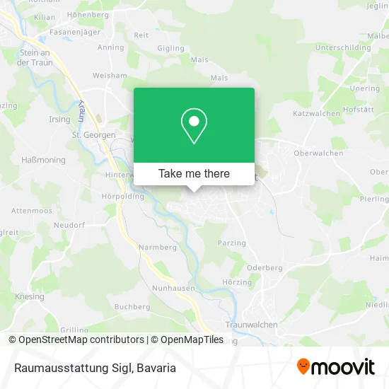 Карта Raumausstattung Sigl