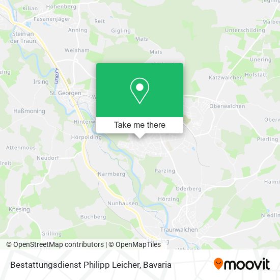 Bestattungsdienst Philipp Leicher map