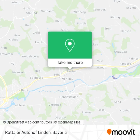 Карта Rottaler Autohof Linden