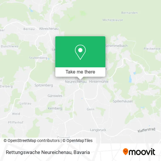 Карта Rettungswache Neureichenau