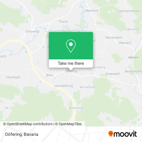 Карта Döfering