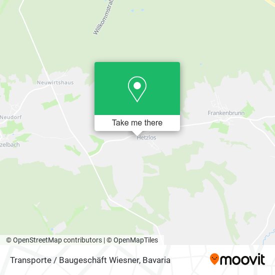 Transporte / Baugeschäft Wiesner map