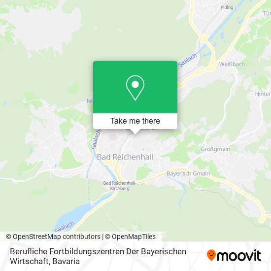 Berufliche Fortbildungszentren Der Bayerischen Wirtschaft map