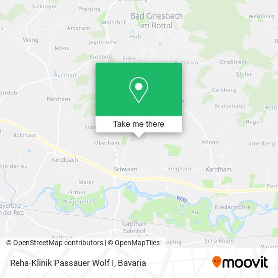 Reha-Klinik Passauer Wolf I map