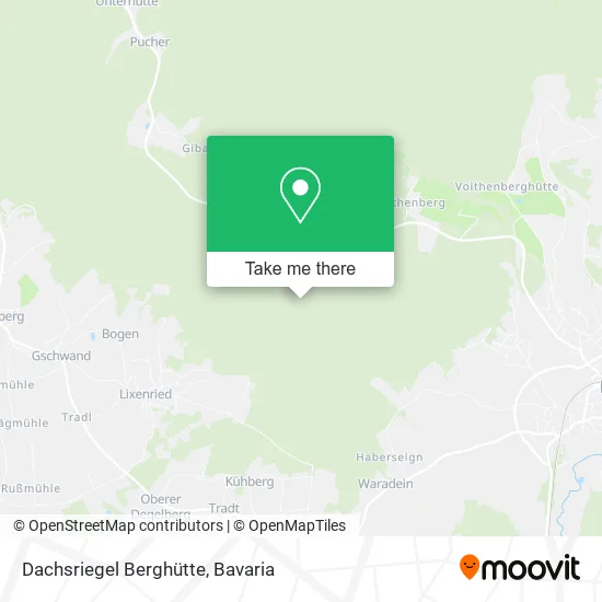 Карта Dachsriegel Berghütte