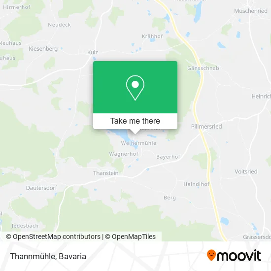 Карта Thannmühle