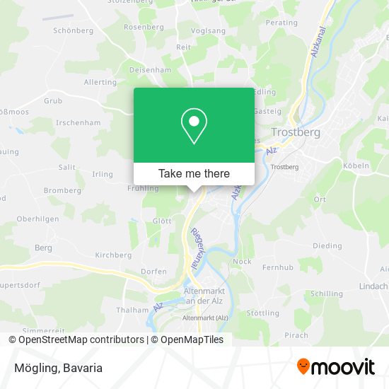 Mögling map