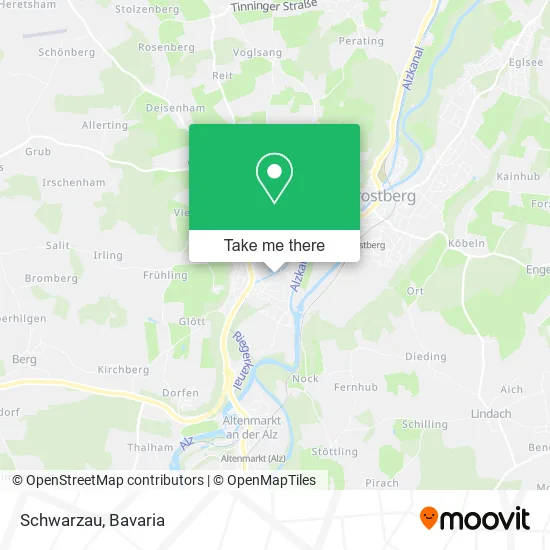 Карта Schwarzau