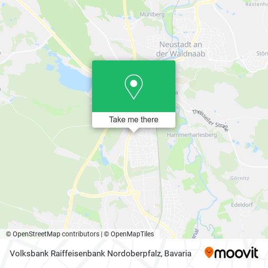 Volksbank Raiffeisenbank Nordoberpfalz map