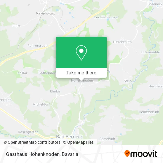 Карта Gasthaus Hohenknoden