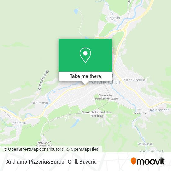 Andiamo Pizzeria&Burger-Grill map