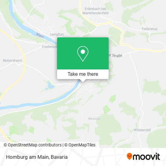 Карта Homburg am Main