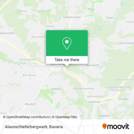 Карта Alaunschieferbergwerk