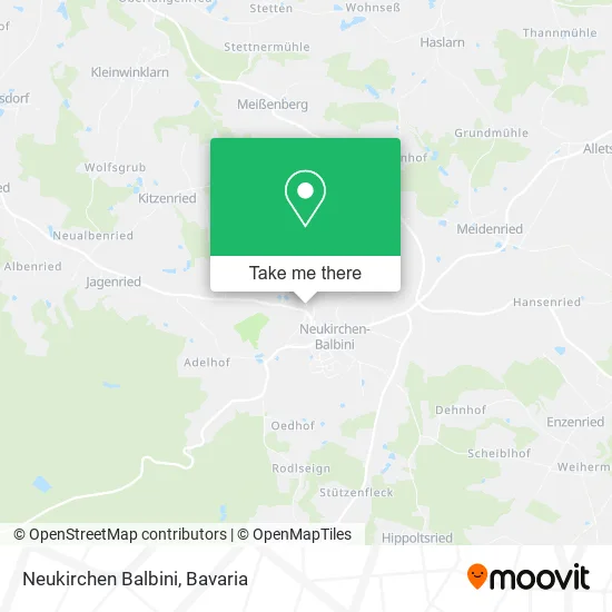 Карта Neukirchen Balbini
