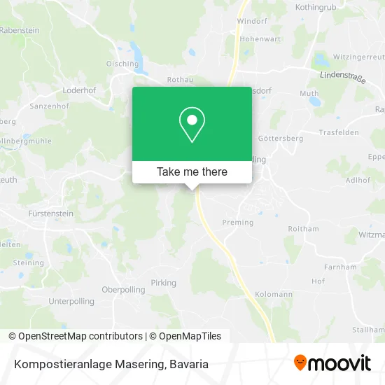 Карта Kompostieranlage Masering