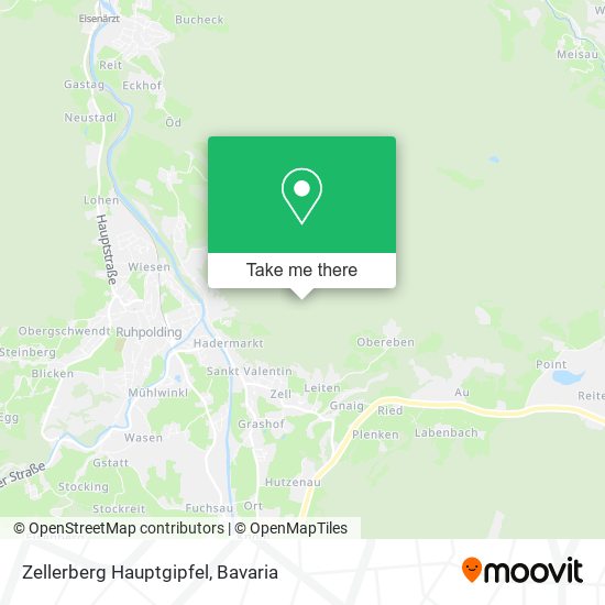 Zellerberg Hauptgipfel map