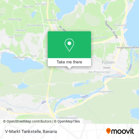 Карта V-Markt Tankstelle