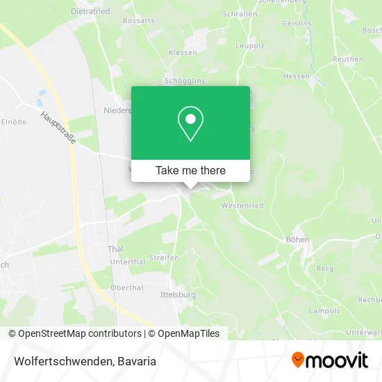 Карта Wolfertschwenden