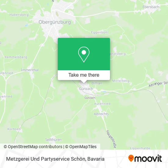 Карта Metzgerei Und Partyservice Schön