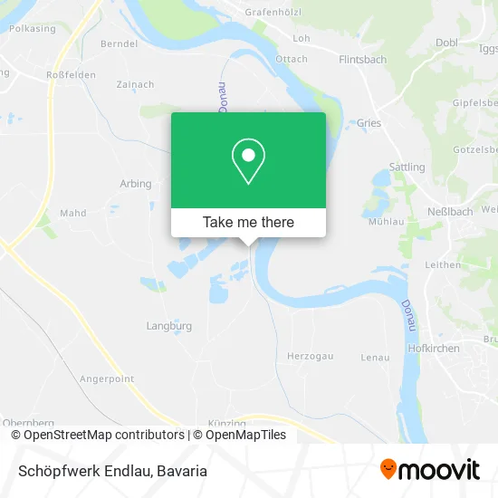 Карта Schöpfwerk Endlau