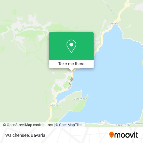 Карта Walchensee