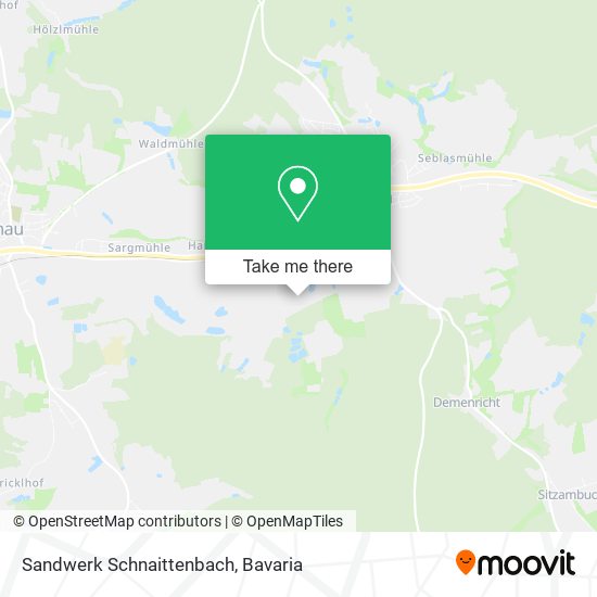 Sandwerk Schnaittenbach map