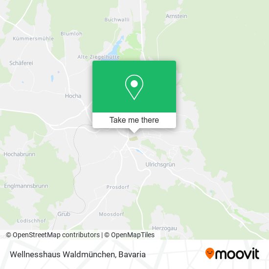 Wellnesshaus Waldmünchen map