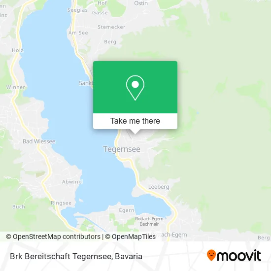 Карта Brk Bereitschaft Tegernsee