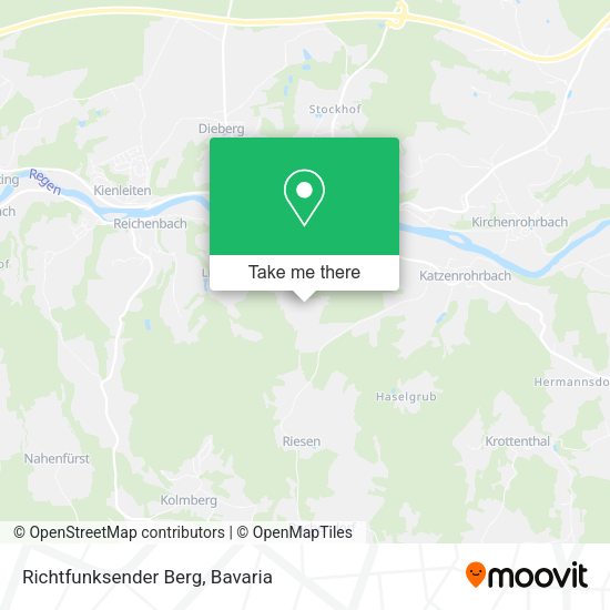 Карта Richtfunksender Berg