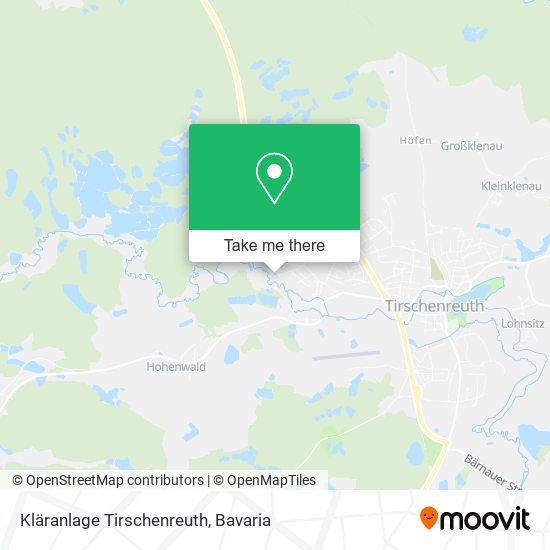 Kläranlage Tirschenreuth map