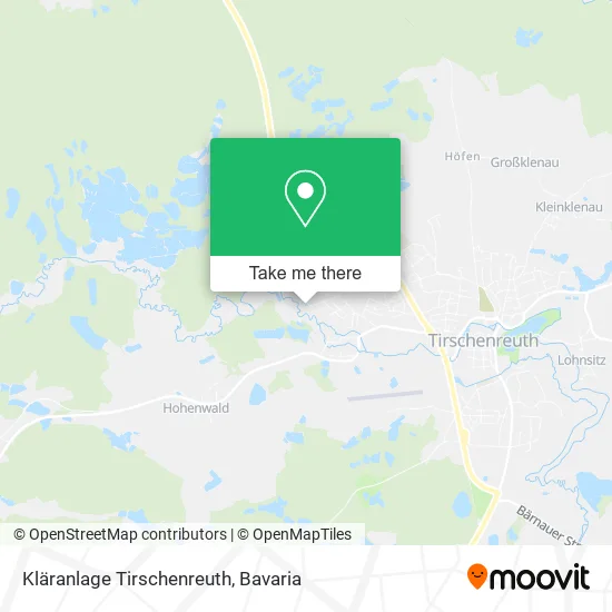Карта Kläranlage Tirschenreuth