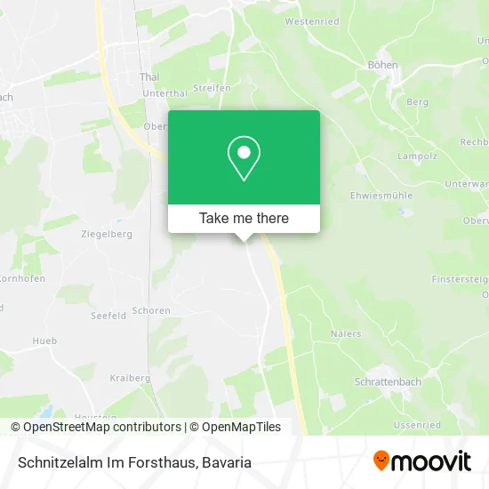 Карта Schnitzelalm Im Forsthaus