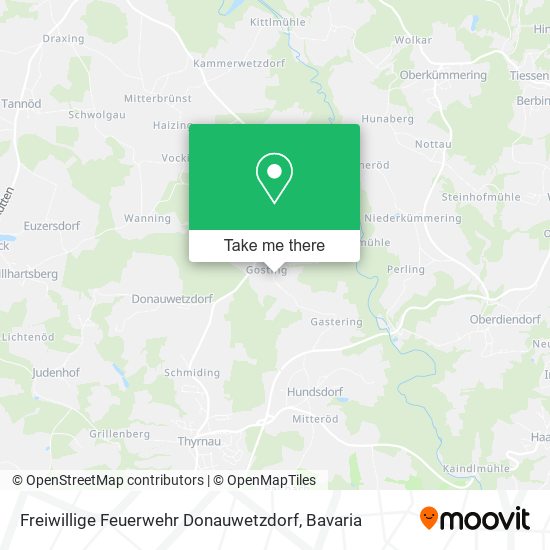 Freiwillige Feuerwehr Donauwetzdorf map